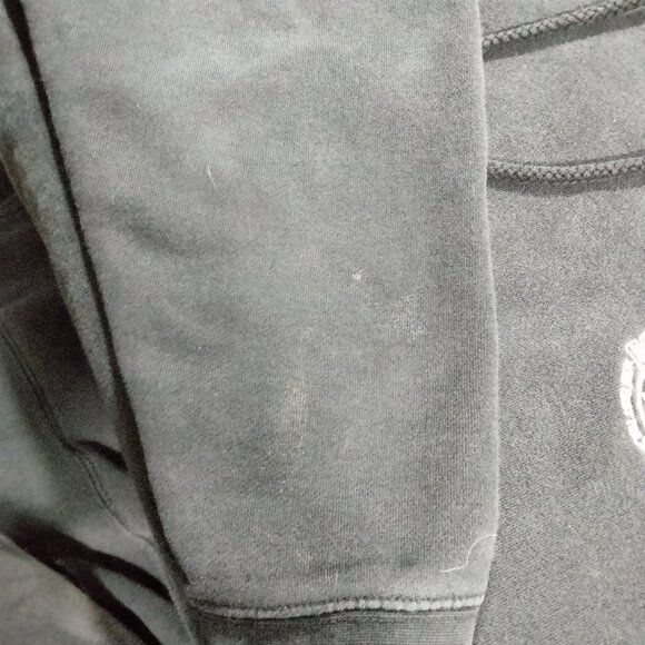 Mr. Zogs Sex Wax Men Hoodie M Black Surf Style Fleece Logo Long Sleeve - Picture 12 of 13